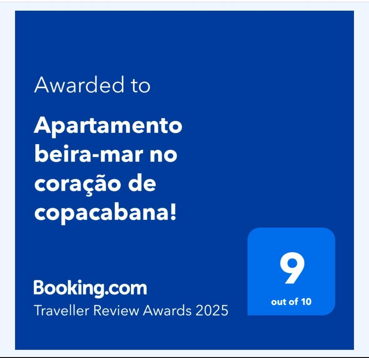 Apartamento Beira-Mar No Coracao De Copacabana! Rio de Janeiro Exterior foto